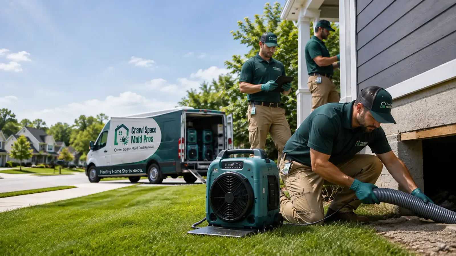 Crawl Space Mold Removal in Wallingford, IA